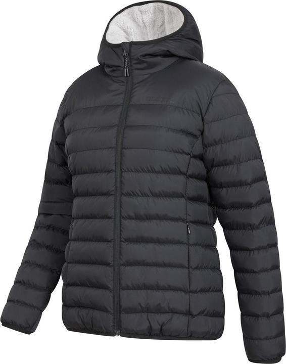 Image du produit Mountain Warehouse Veste matelassée en fausse fourrure pour femmes/adolescentes (36 D)