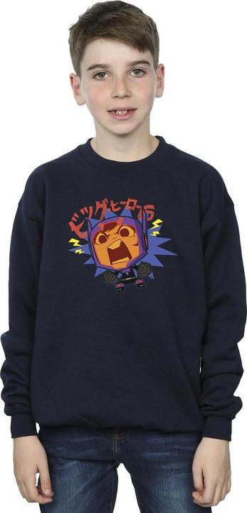 Produktbild Disney Big Hero 6 Baymax Hiro Angry Manga Sweatshirt Jungen (152, 158)