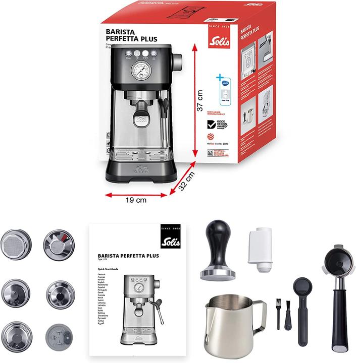 Actual product image Solis Espresso Machine Black