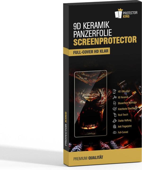 Produktbild Protectorking 3x Ceramic-Glass Full Cover HD Klar (4 Stück, Apple iPhone 15 Pro)