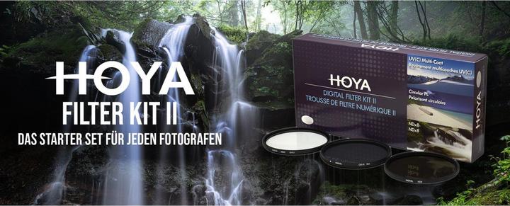 Actual product image Hoya Digital Filter Kit II (UV, CIR-PL & ND8) Filterset (49 mm, UV filter, Neutral density filter, Polarizing filter, 49 mm)