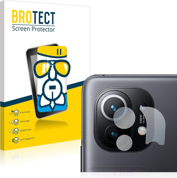 Actual product image BROTECT AirGlass Glass (1 Piece, Xiaomi Mi 11 5G)