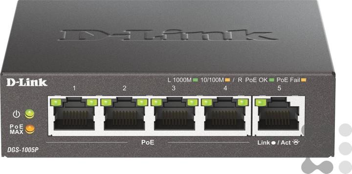 Productafbeelding D-Link DES-1005P/E (5 Havens)