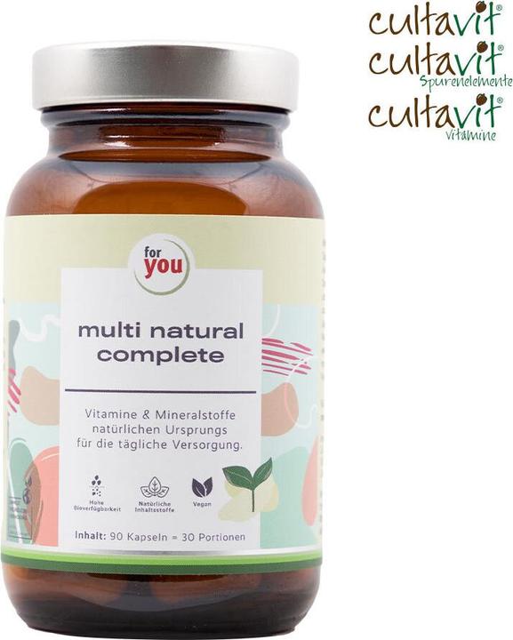 Produktbild For You multi natural complete (90 Stück, Kapseln, 54.70 g)