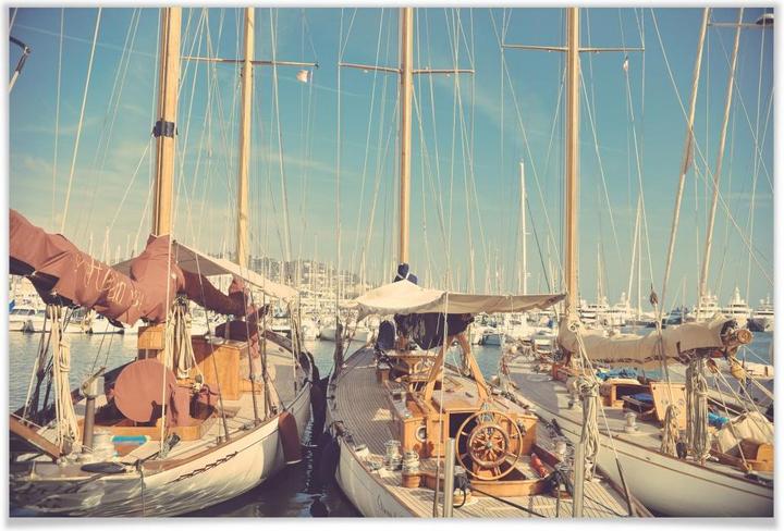 Immagine prodotto Trenddeko Navi a vela nel porto (90 x 60 cm)