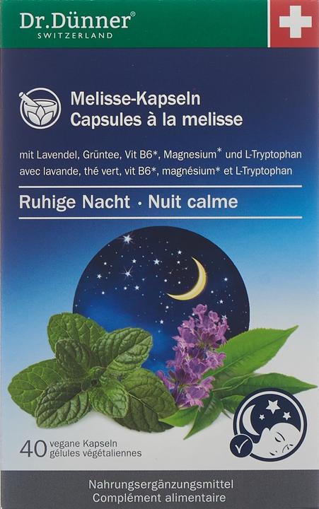 Actual product image Dr. Dünner EssenzaVita Melissa (20 Piece, Capsules, 40 g)