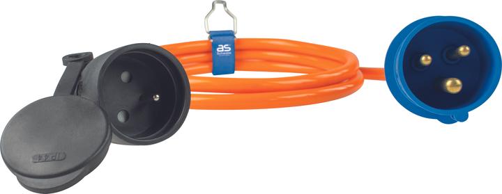 Actual product image As - Schwabe CEE adapter cable French standard type E (CEE 7/3)