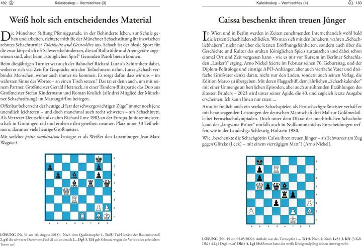 Image du produit 40 Jahre Schach im ZEITmagazin (Allemand, Helmut Pfleger, Fierté de Raymund, 2022)