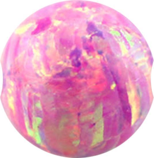 Produktbild Star Piercing Ball Closure Kugel Opal pink (ohne Messing)