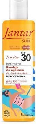 Produktbild Farmona Jantar Sun bursztynowe mleczko wodoodporne do opalania SPF30 200ml (Sonnencreme, SPF 30, 200 ml)