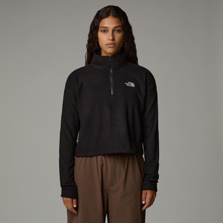 Actual product image North Face Women's 100 Glacier Cropped 1/4 Zip (XS)