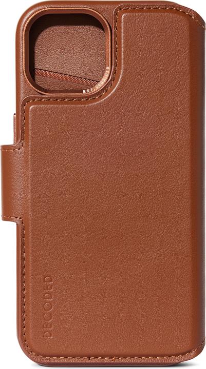 Productafbeelding Decoded Leren achterkant voor iPhone 15 Pro Max Bruin (Apple iPhone 15 Pro Max)