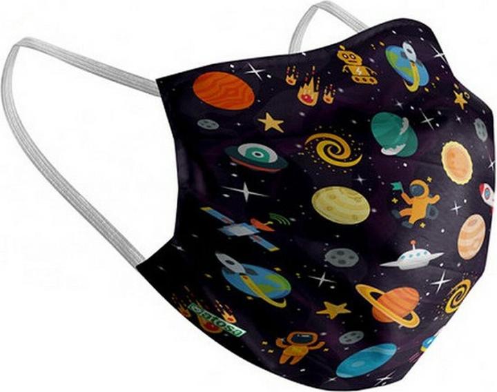 TOP Wiederverwendbare Stoff-Hygienemaske Space Für Kinder