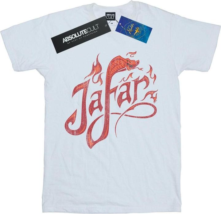 Disney Aladdin Movie Jafar Flames Logo TShirt (4XL)