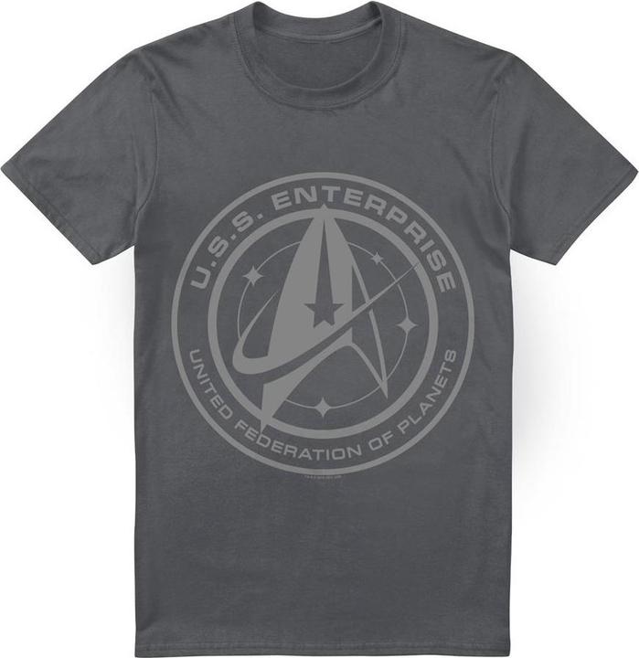 Actual product image Universal Textiles Mens Enterprise Crest T-Shirt (M)