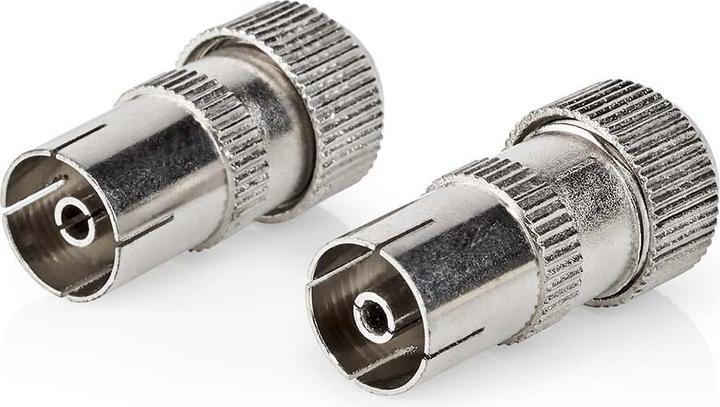 Image du produit Nedis Connecteur IEC (coaxial) Vis R - 2 pièces métal (Câble d'antenne)