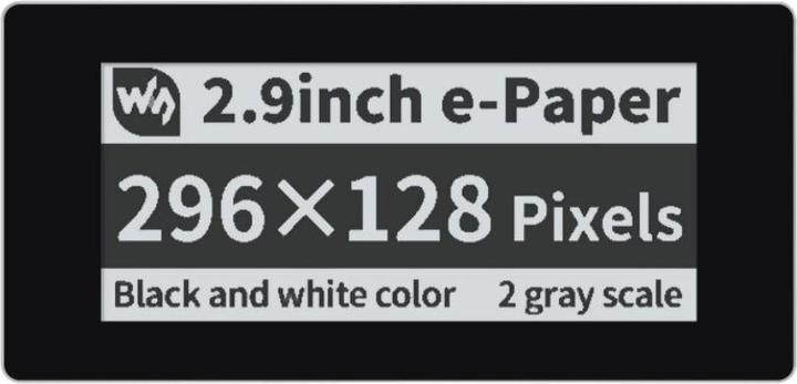 Actual product image WaveShare 2.9inch E-Ink Touch Display for Raspberry Pi Pico (B)