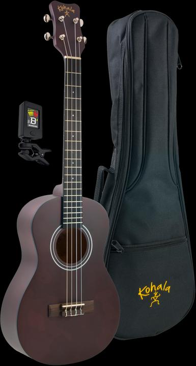 Immagine prodotto Kohala Ukulele baritono, confezione per musicisti, accordatore, borsa
