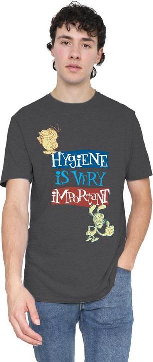 Actual product image Ren & Stimpy Unisex Adult Hygiene Is Very Important T-Shirt (L)