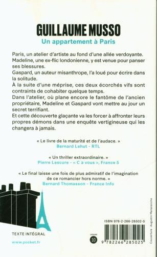 Actual product image Un appartement à Paris (French, Musso Guillaume, 2018)
