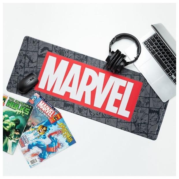 Actual product image Paladone Products Marvel Logo Desk Mat (XXL)