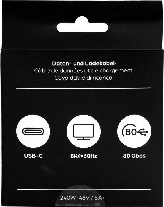 Image du produit Onit USB4-Kabel v2.0 Premium USB C - USB C (1 m, USB 4.0, 240 W)