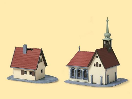 Image du produit Auhagen 14461 N Église de village avec presbytère