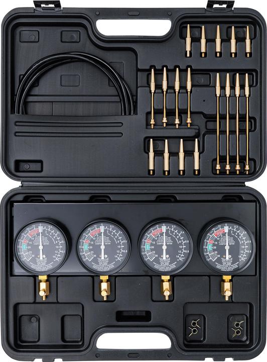 Productafbeelding BGS Synchrone carburateur tester | met 4 synchrone klokken | 26-pcs.