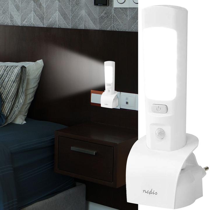 Productafbeelding Nedis Oriëntatie LED Licht en Zaklamp - Wit