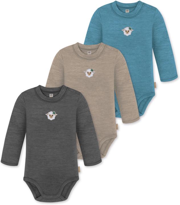 Anthrazit, Beige, Blau