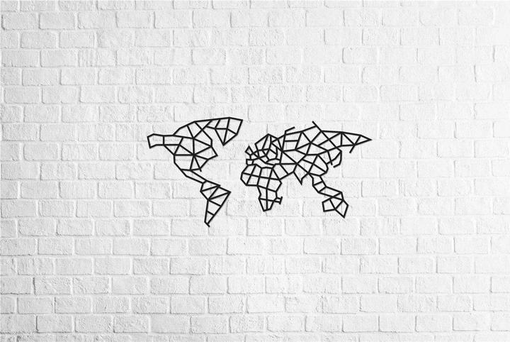 Image du produit Eco Wood Art Carte du monde des continents
