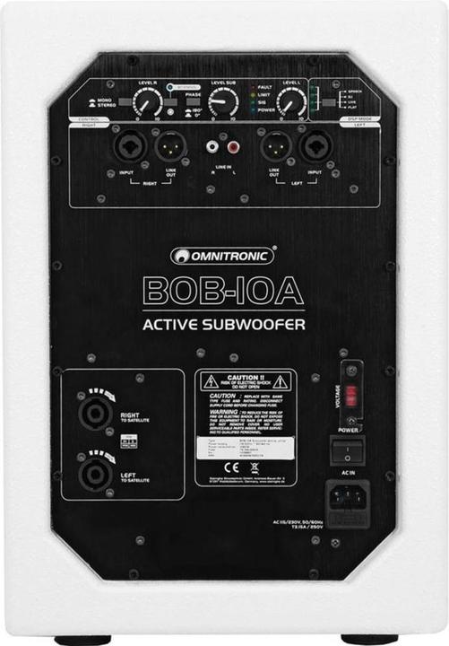 Produktbild Omnitronic Bob-10A (Aktiv, 3x 300 W)