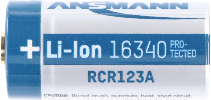 Actual product image AccuCell 2 pieces CR123A Li-ion battery and USB charger (2 pcs., CR123A, 760 mAh, Battery + charger)