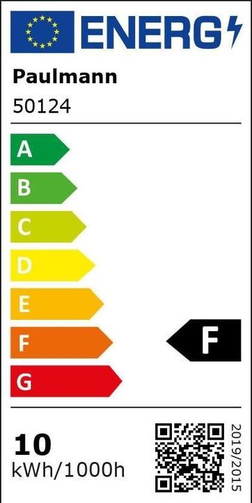 Energy Label Paulmann General-purpose lamp (E27, 9.30 W, 806 lm, 1 x, F)