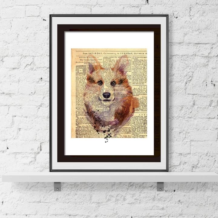 Actual product image Walplus Fox (30 x 40 cm)