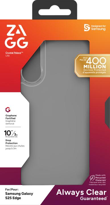 Image du produit Zagg Crystal Palace Lite (Samsung Galaxy S25 Edge)