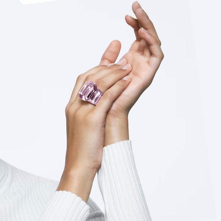 Image du produit Swarovski Lucent Cocktail Bague Taille Octogone Rose (58)
