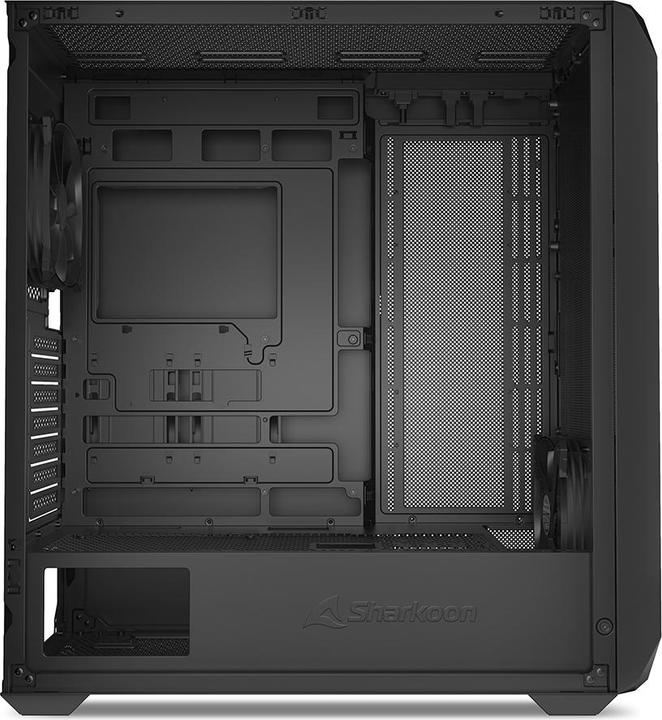 Produktbild Sharkoon AK3 Black ATX (schwarz) (ATX, Mini-ITX, mATX)
