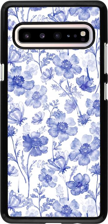 Produktbild PhoneLook Hülle Spring 23 watercolor blue flowers (Samsung Galaxy S10 5G)