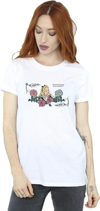 Immagine prodotto Disney Alice In Wonderland What Kind Of Garden Maglietta Ampia Donna (L)