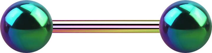 Image du produit Star Piercing Micro Barbell coloré avec deux boules (Acier chirurgical 316L, sans laiton)