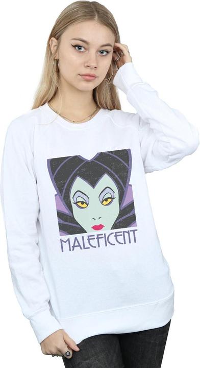 Immagine prodotto Disney Maleficent Cropped Head Felpa Donna (M)