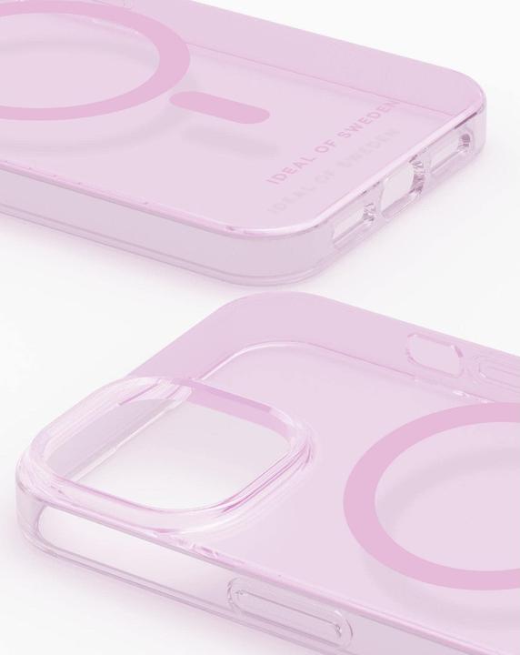 Actual product image iDeal Of Sweden Magsafe Designer Hard-Cover Light Pink clear (Apple iPhone 14 Pro)