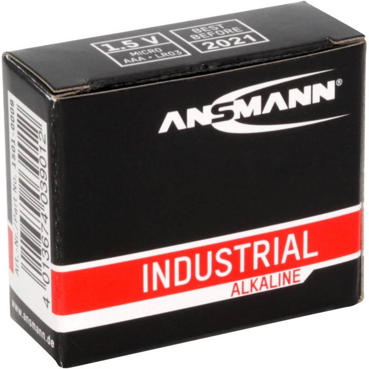 Produktbild Ansmann 1501-0009 - Einwegbatterie - AAA - Alkali - 1,5 V - 10 Stück(e) - Cd (cadmium) - (10 Stk., AAA, 1200 mAh)