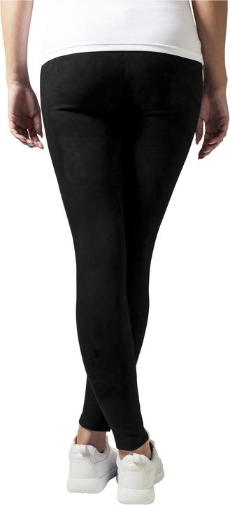 Actual product image Urban Classics Ladies Imitation Suede Leggings (XS)