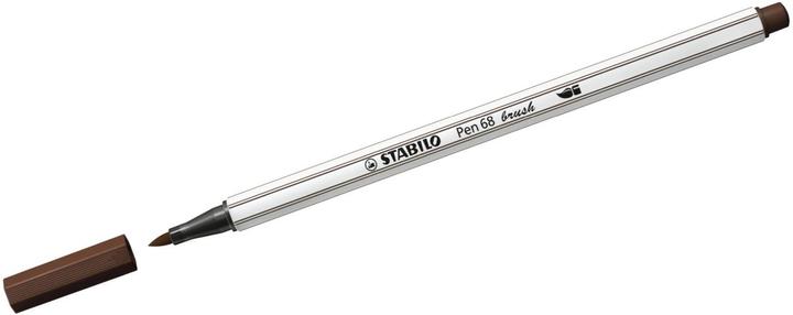 Image du produit STABILO Pen 68 brush Stylo feutre Premium (Marron, 1 x)