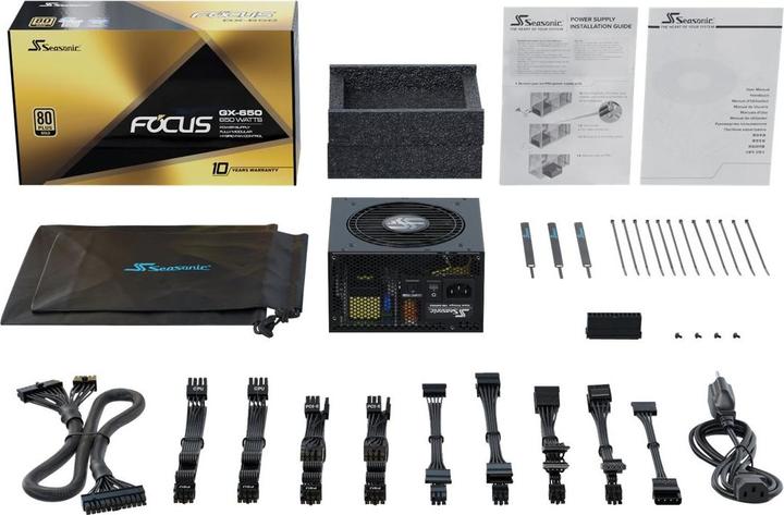 Actual product image Seasonic Focus GX (650 W)