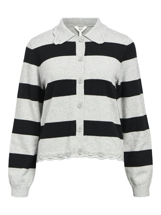 Object Gestreifter Strickjacke