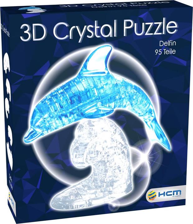 Image du produit HCM Kinzel Puzzle de cristal en 3D - Dauphin (100 pièces)