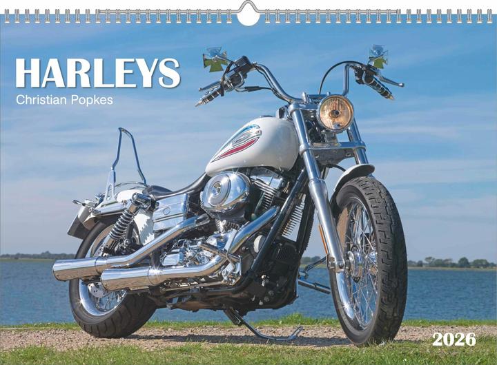 Image du produit Harleys 2026 - Wand-Kalender - 42x29,7 - Motorrad (Couverture rigide, Allemand)